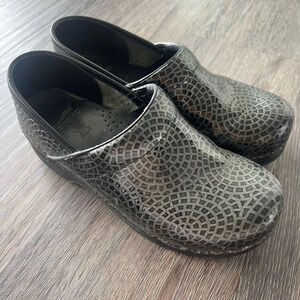 Dansko | Mosaic Patent Leather Clogs Size 38